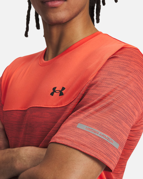 T-shirt Under Armour Tech Utility - Rouge - Footkorner