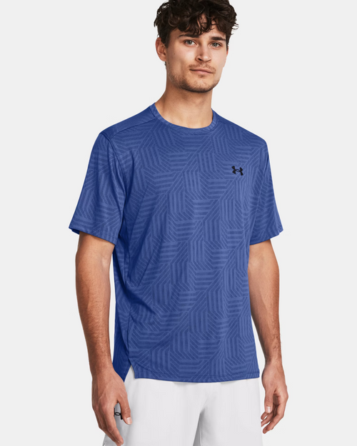Camiseta Under Armour Tech Vent Geotessa - Azul - Footkorner