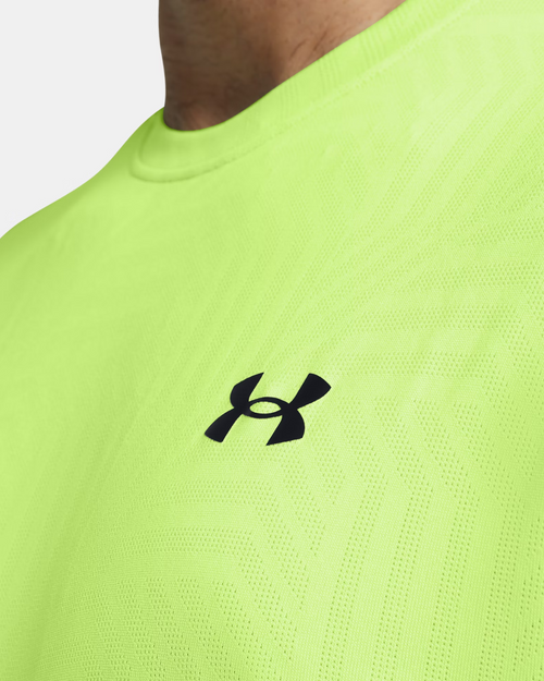T-shirt Under Armour Tech Vent Geotessa - Vert - Footkorner