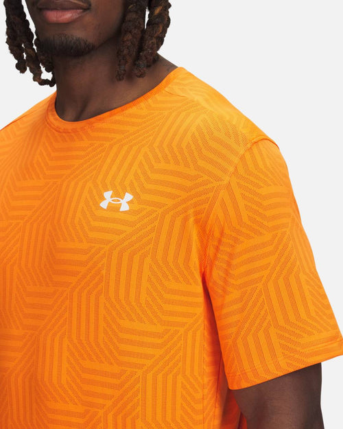 T-shirt Under Armour Tech™ Vent Geotessa - Orange - Footkorner