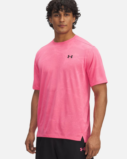 Under Armor Tech Vent Jacquard T-shirt - Pink - Footkorner