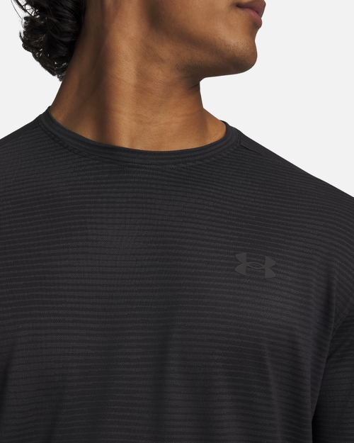 T-shirt Under Armour Tech Vent VHS Jacquard - Noir - Footkorner