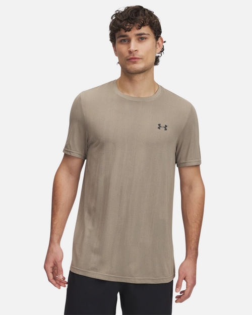 T-shirt senza cuciture Under Armour Vanish - Beige - Footkorner