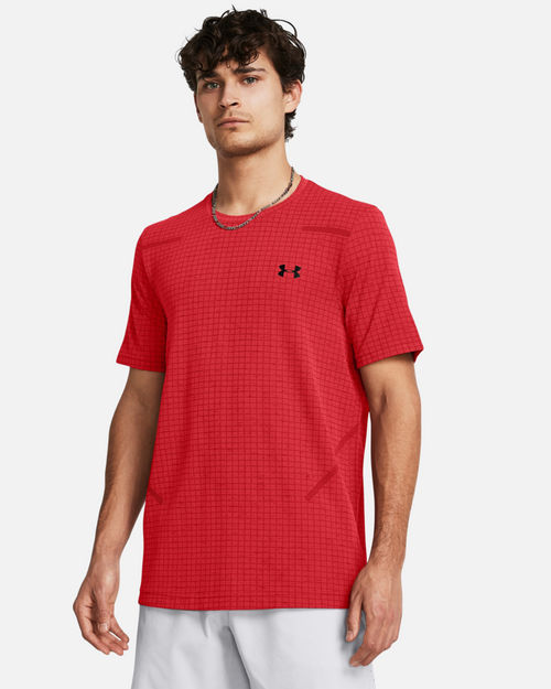 T-shirt Under Armour Vanish Seamless - Rouge - Footkorner