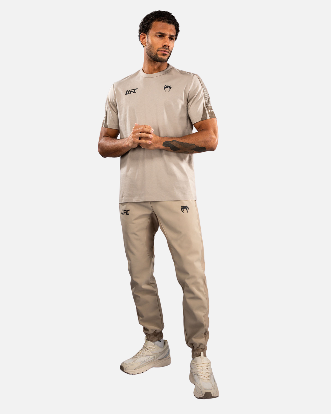 FootkornerT-shirt Venum Authentic Fight Week - Beige