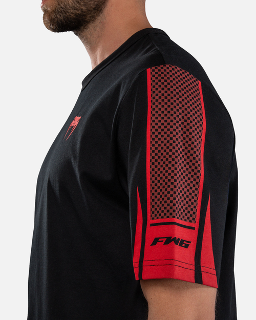 T-shirt Venum Authentic Fight Week - Noir/Rouge - Footkorner
