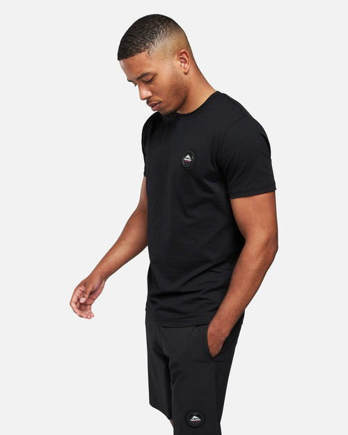 T-shirt Helvetica Ajaccio - Noir - Footkorner