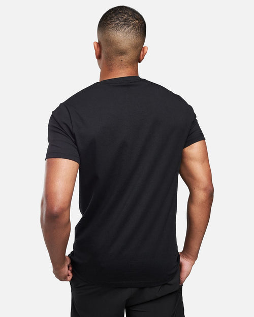 T-shirt Helvetica Ajaccio - Noir - Footkorner