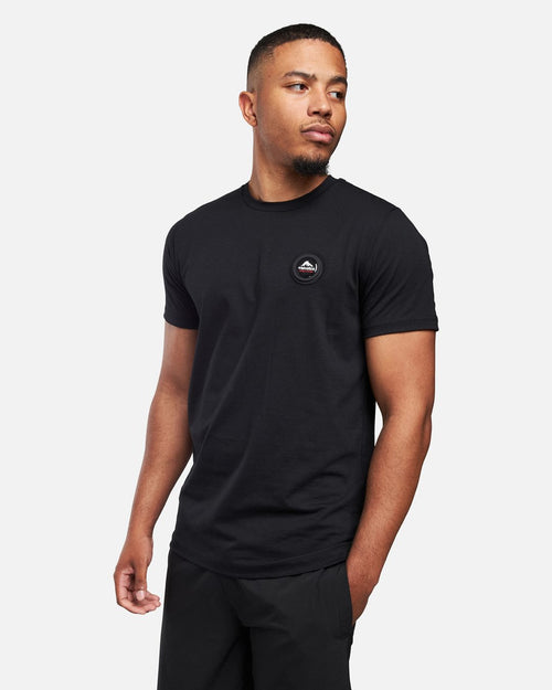 T-shirt Helvetica Ajaccio - Noir - Footkorner