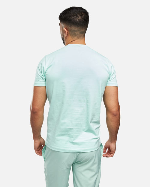 T-shirt Helvetica Ajaccio - Vert - Footkorner