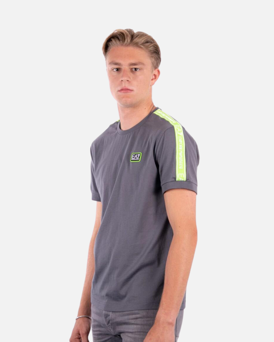 Emporio Armani EA7 Logo Series T-shirt - Gray