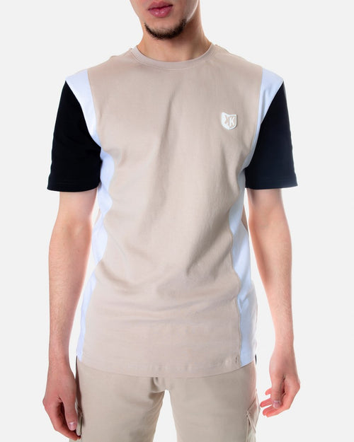 T-shirt FK Canto - Beige/Blanc/Noir - Footkorner