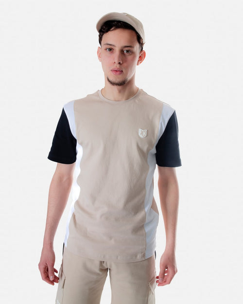 T-shirt FK Canto - Beige/Blanc/Noir - Footkorner