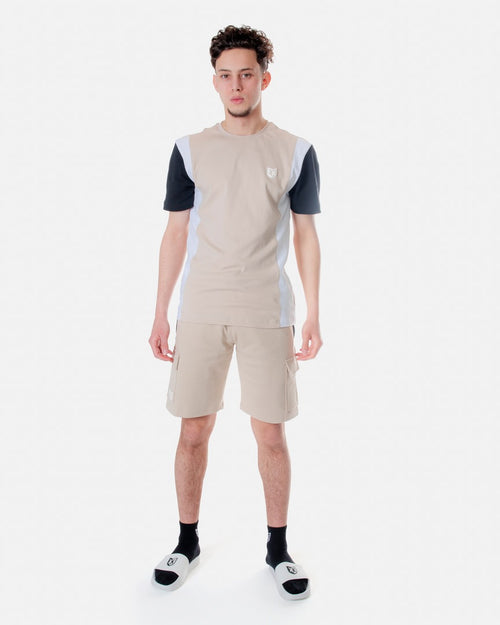 T-shirt FK Canto - Beige/Blanc/Noir - Footkorner