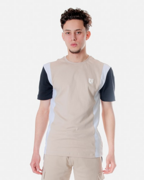 T-shirt FK Canto - Beige/Blanc/Noir - Footkorner