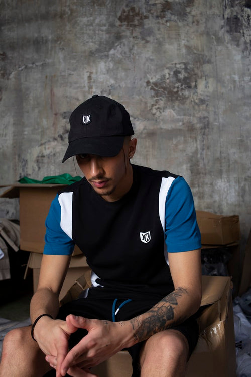 T-shirt FK Canto - Noir/Blanc/Bleu - Footkorner