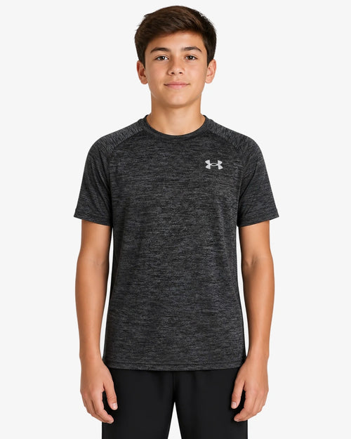 T-shirt Under Armour Tech 2.0 Junior - Noir - Footkorner