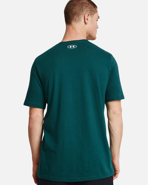 T-shirt Under Armour Foundation - Verde/Bianco - Footkorner
