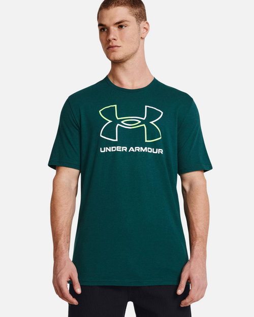 T-shirt Under Armour Foundation - Verde/Bianco - Footkorner