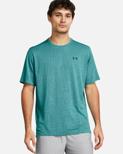 T-Shirt Under Armour Tech™ Vent Geotessa - Vert - Footkorner