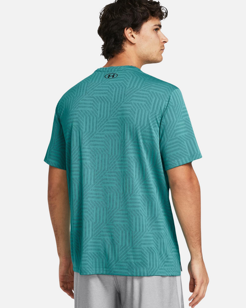 T-Shirt Under Armour Tech™ Vent Geotessa - Vert - Footkorner