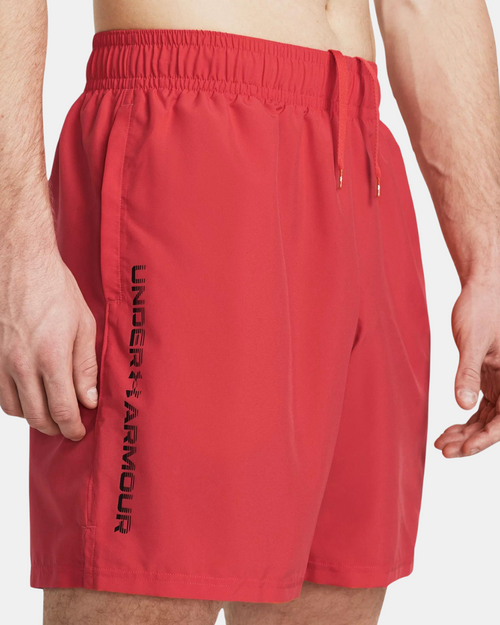 Short Under Armour Woven Wordmark - Rouge - Footkorner
