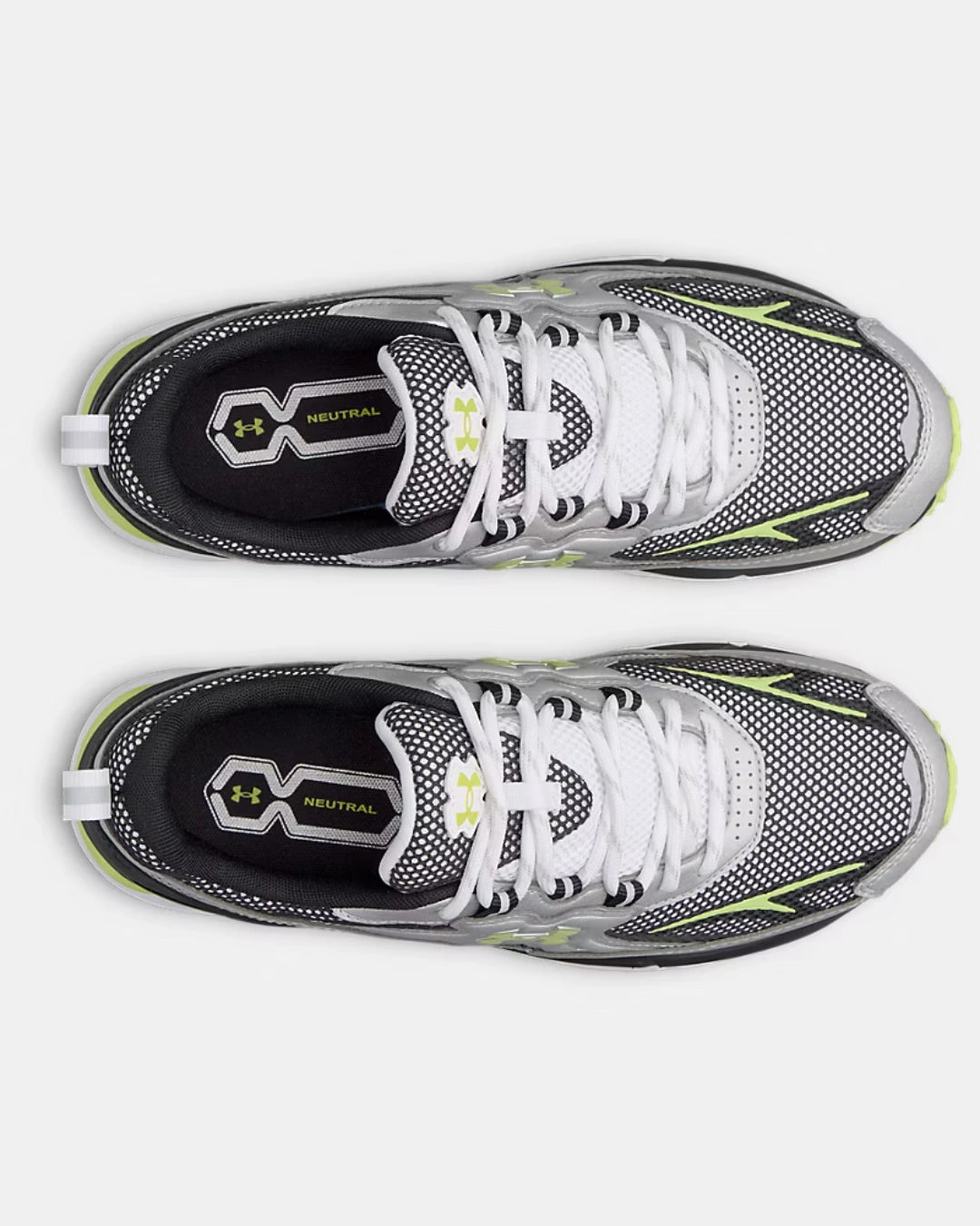 FootkornerUnder Armour Apparition Tech - Blanc/Gris/Vert