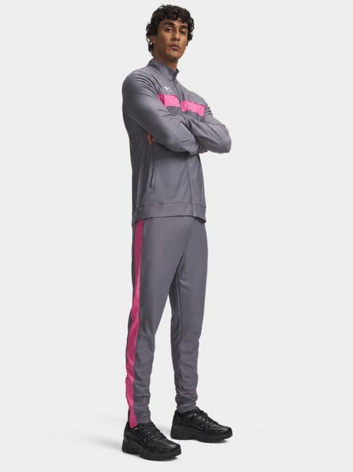 Survêtement Under Armour Challenger - Gris/Rose - Footkorner
