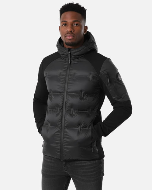 Veste à capuche Helvetica Isère - Noir - Footkorner