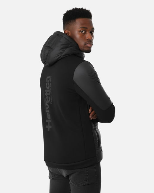 Veste à capuche Helvetica Isère - Noir - Footkorner