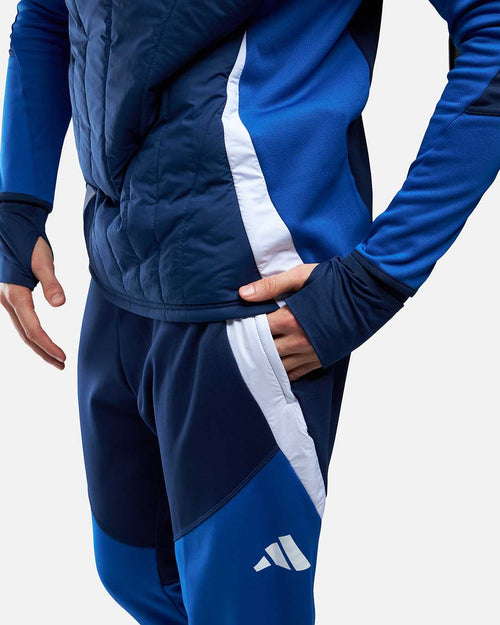 Veste Adidas Cagoule Intégrée - Bleu - Footkorner