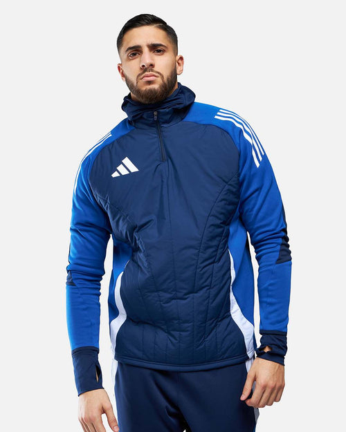 Veste Adidas Cagoule Intégrée - Bleu - Footkorner