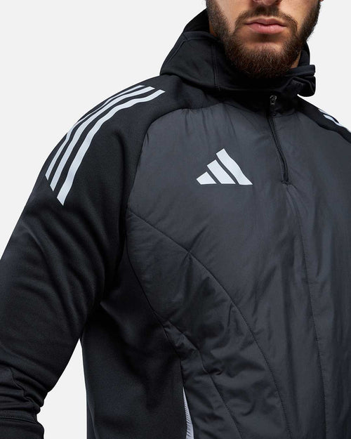 Adidas Jacket with Integrated Hood - Black - Footkorner