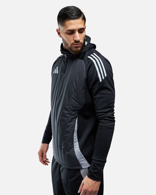 Adidas Jacket with Integrated Hood - Black - Footkorner