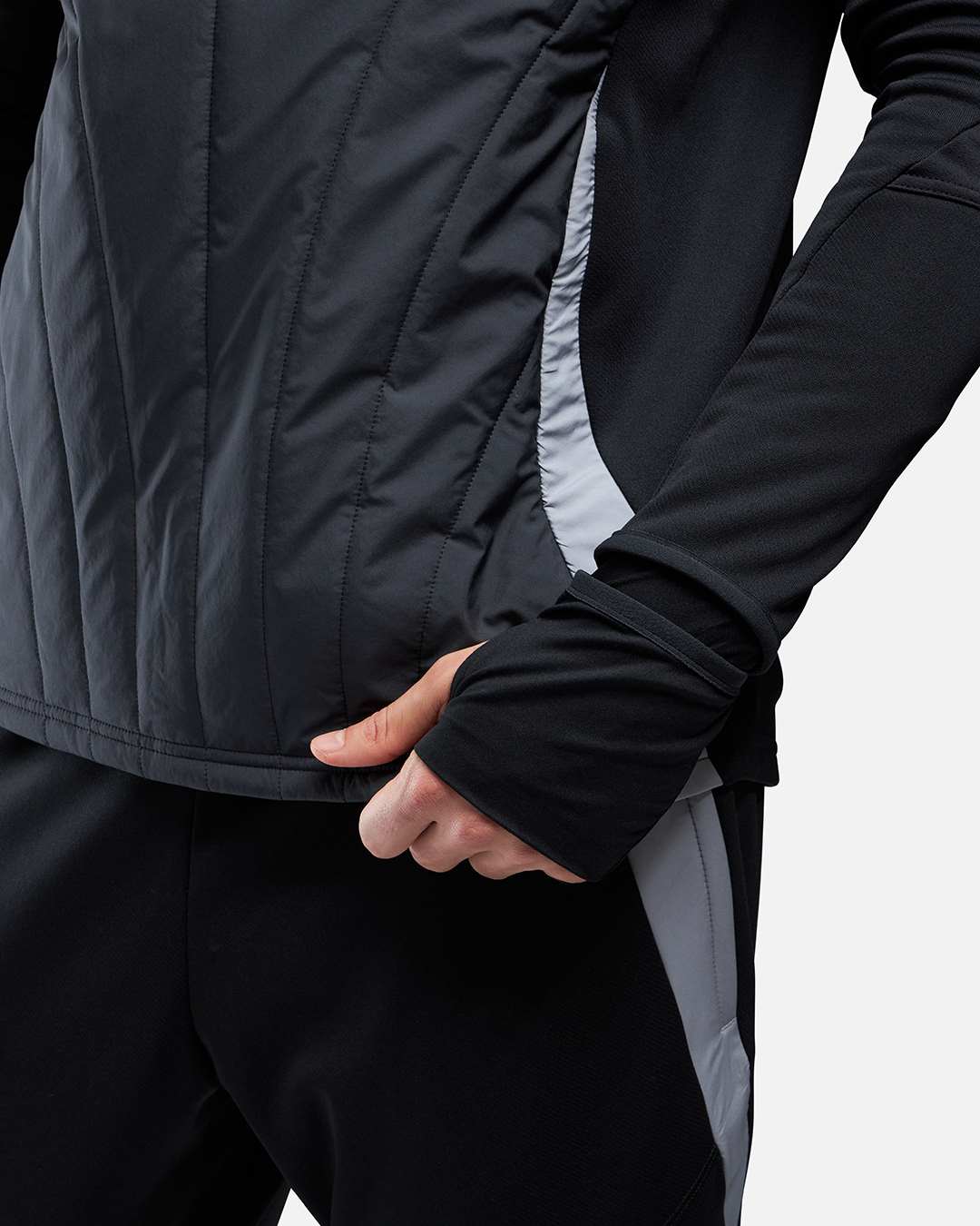 FootkornerAdidas Jacket with Integrated Hood - Black
