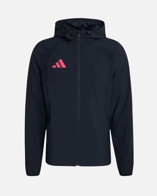 Veste Adidas Tiro Travel - Noir/Rouge - Footkorner