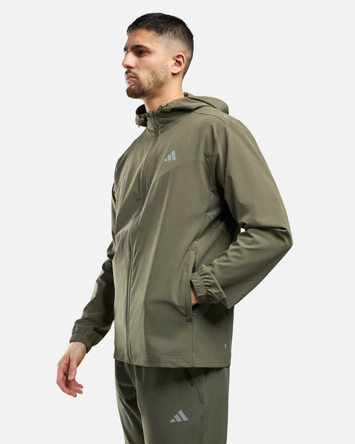 Adidas Running Woven TT Jacke - Khaki - Footkorner