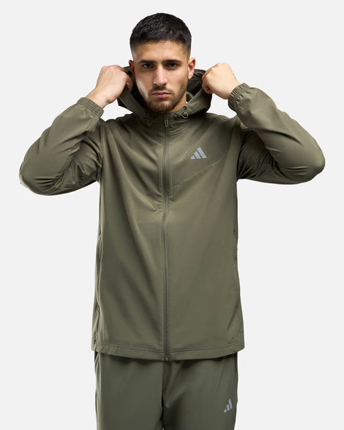 Adidas Running Woven TT Jacke - Khaki - Footkorner