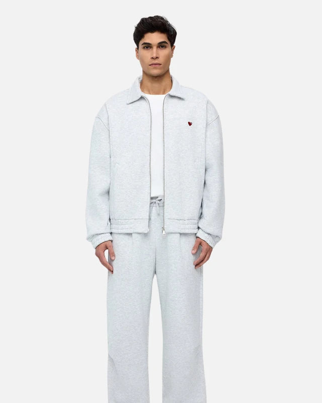 Footkorneradj Paris zip-up sweatshirt with a brushed effect {Color}