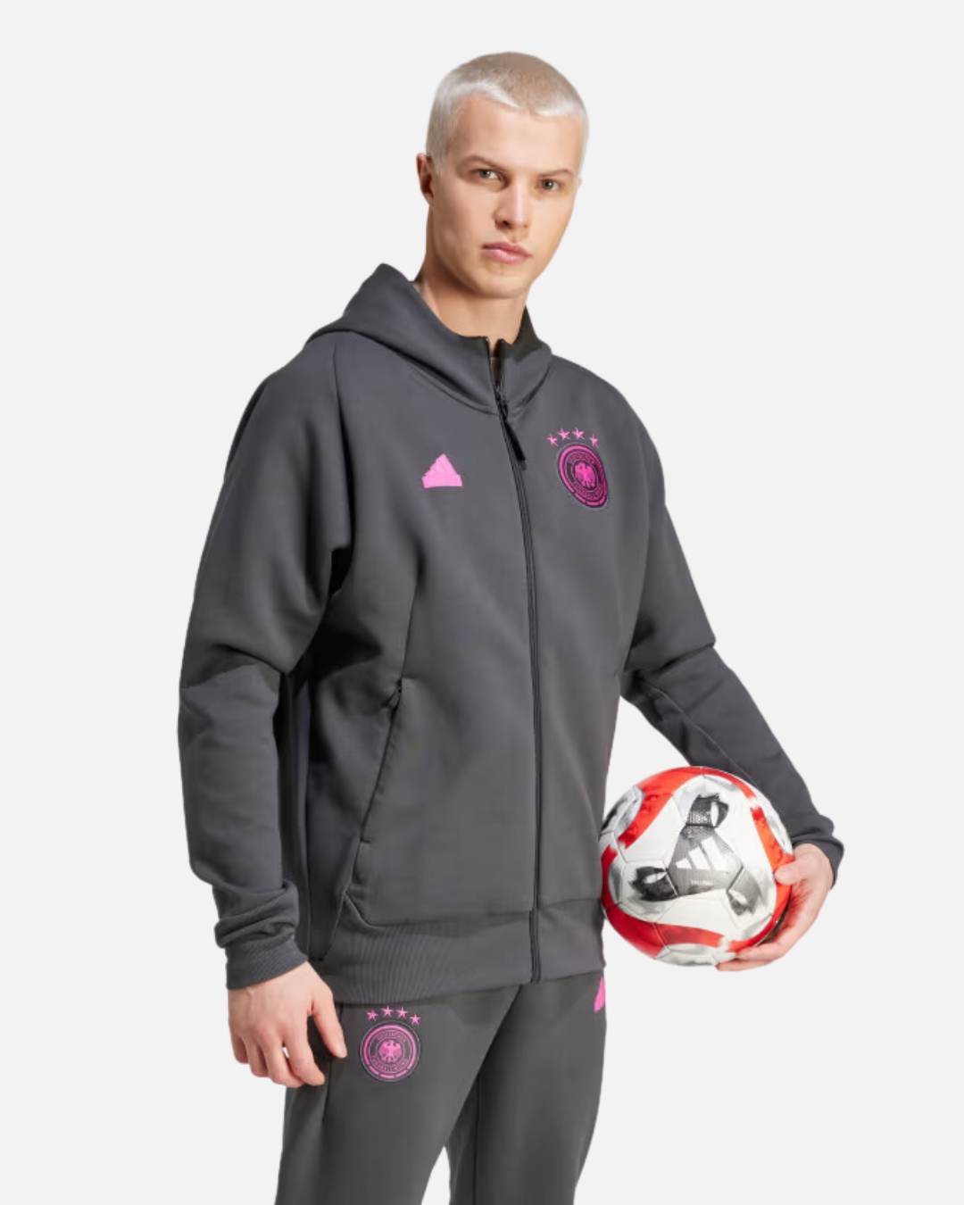 FootkornerDeutschland 2024 Jacke – Grau/Lila