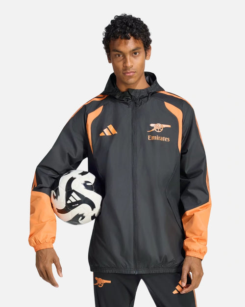 Veste Arsenal FC 2026/2027 Tiro - Noir/Orange - Footkorner