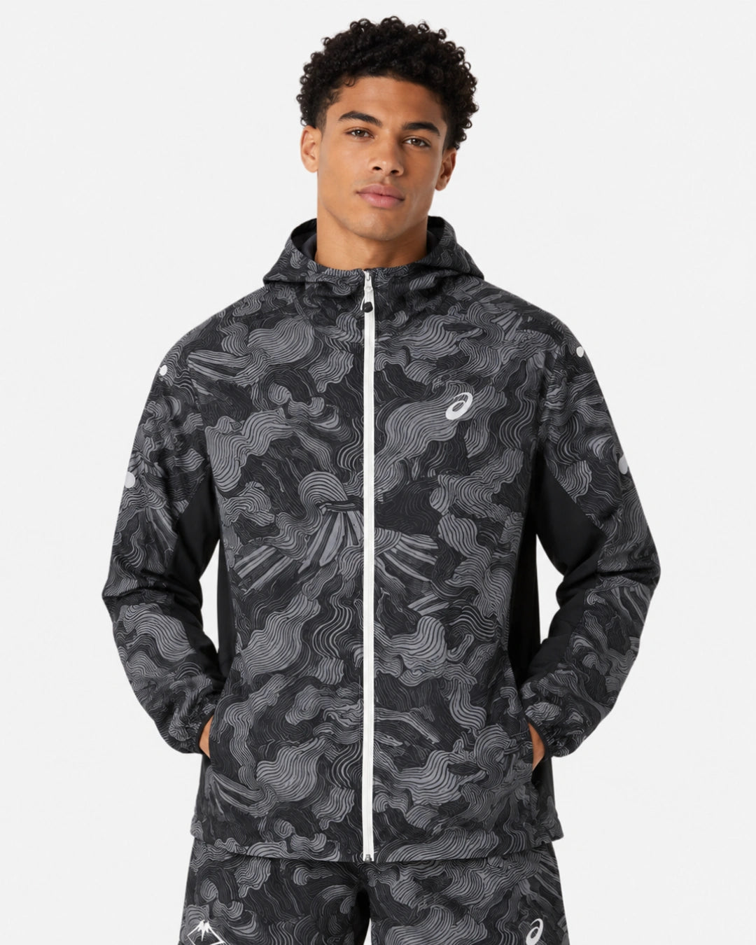 Veste Asics Fujitrail packable - Rouge - Footkorner - Footkorner