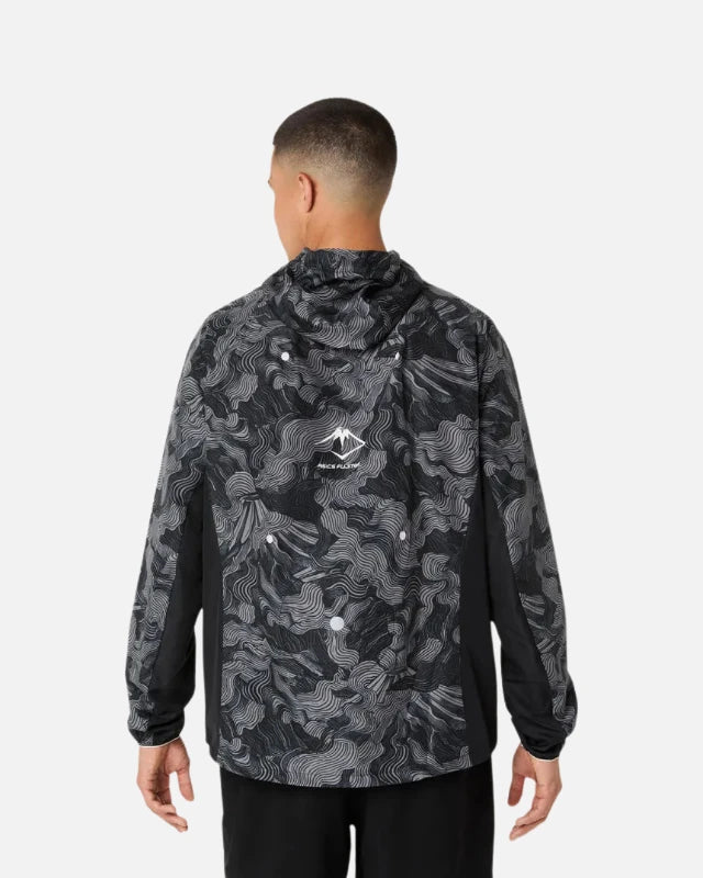 FootkornerAsics Fujitrail packbare Jacke - Grau