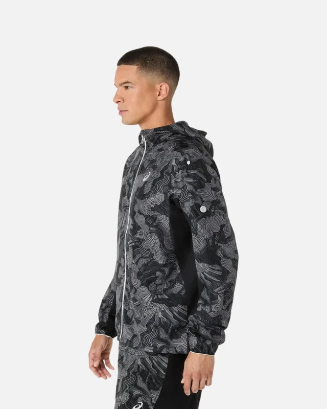 FootkornerAsics Fujitrail packbare Jacke - Grau