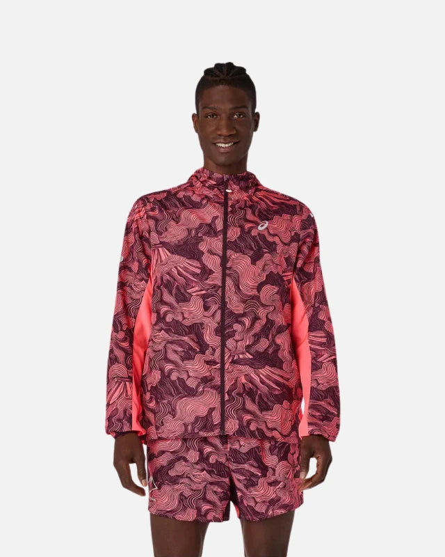FootkornerAsics Fujitrail packbare Jacke - Rot