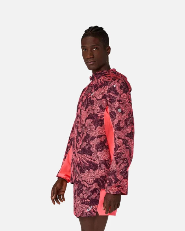 FootkornerAsics Fujitrail packbare Jacke - Rot