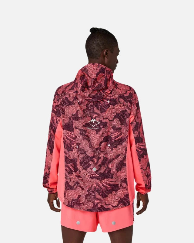 FootkornerAsics Fujitrail packbare Jacke - Rot