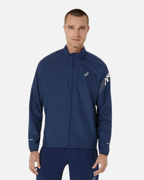 Veste Asics Running Icon - Bleu/Blanc - Footkorner