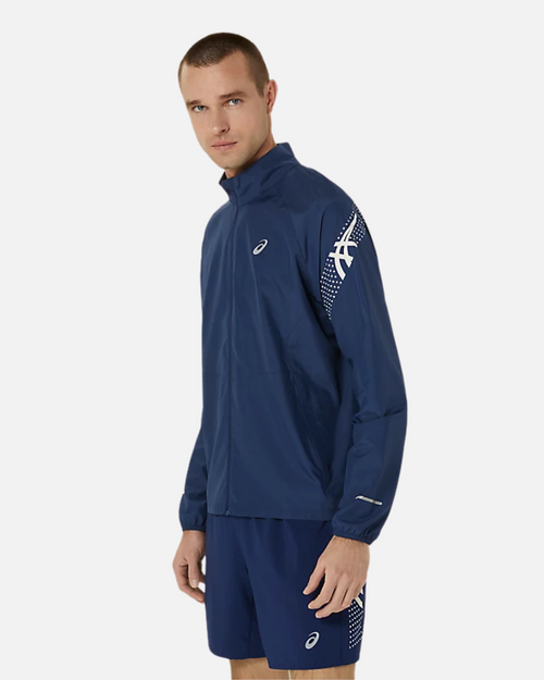 Veste Asics Running Icon - Bleu/Blanc - Footkorner