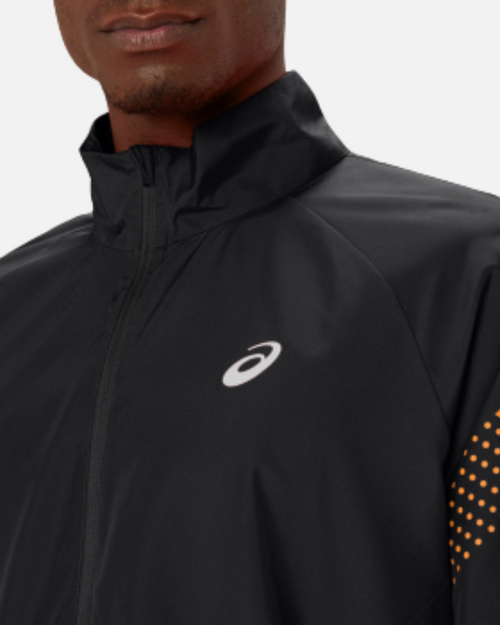 Veste Asics Running Icon - Noir/Orange - Footkorner